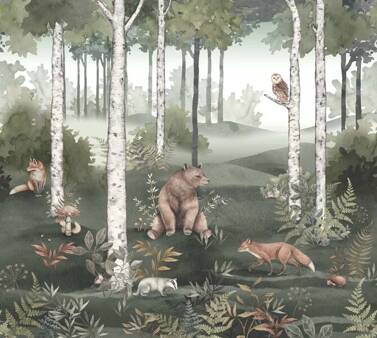 Mural Newbie 6943 Wild Forest