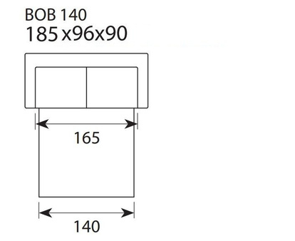 Sofa Sedac Nova BOB 140 tkanina