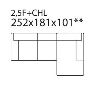 Sofa Soleil CHL+2,5 tkanina 